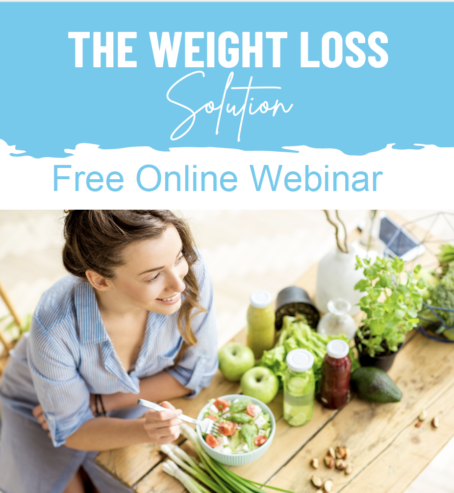 Weight Loss Webinar Front page